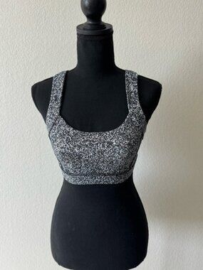 Lululemon Pavement Pusher Bra Black/ White Size 6
